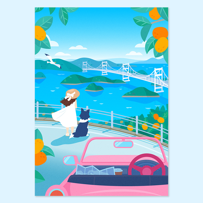 【自主制作】夏の瀬戸内ドライブ旅